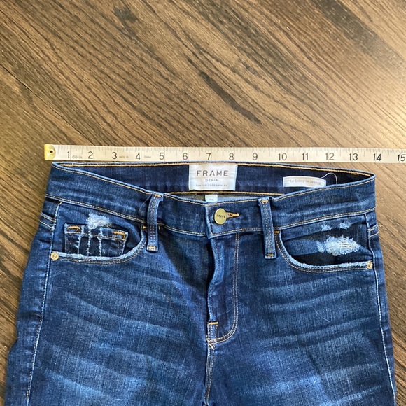 Frame Denim Jeans Le Skinny de Jeanne 26 EUC - Picture 4 of 9